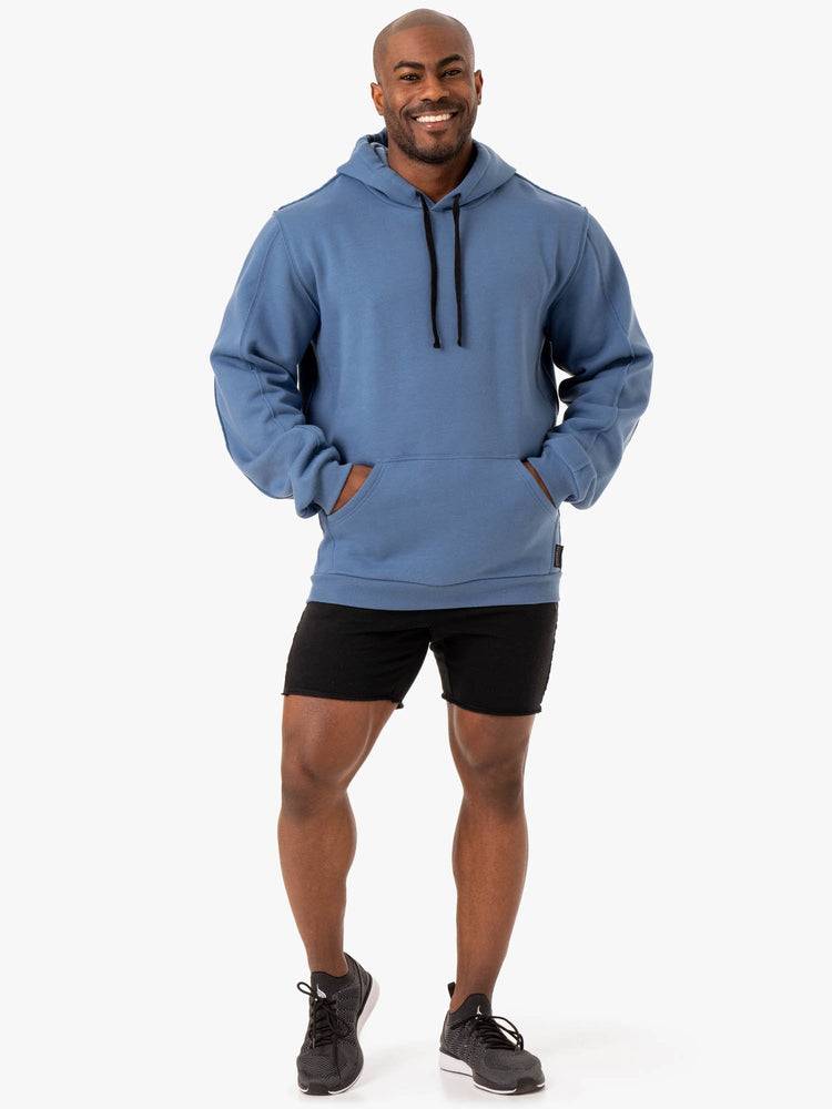 Blue Ryderwear Men Hoodie Force Pullover Men's Hoodie | AU1462OR