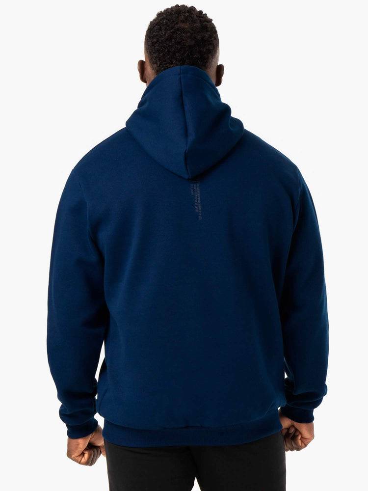 Blue Ryderwear Men Hoodie Reset Pullover Men's Hoodie | AU1482EX