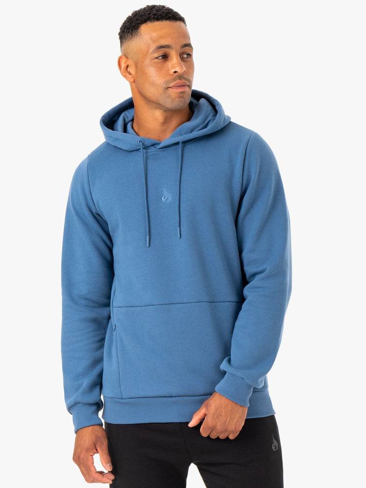 Blue Ryderwear Men Hoodie Restore Pullover Men\'s Hoodie | AU1484TV