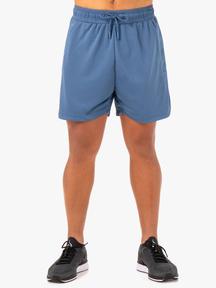 Blue Ryderwear Men Shorts Mesh Training Men's Shorts | AU1384OR