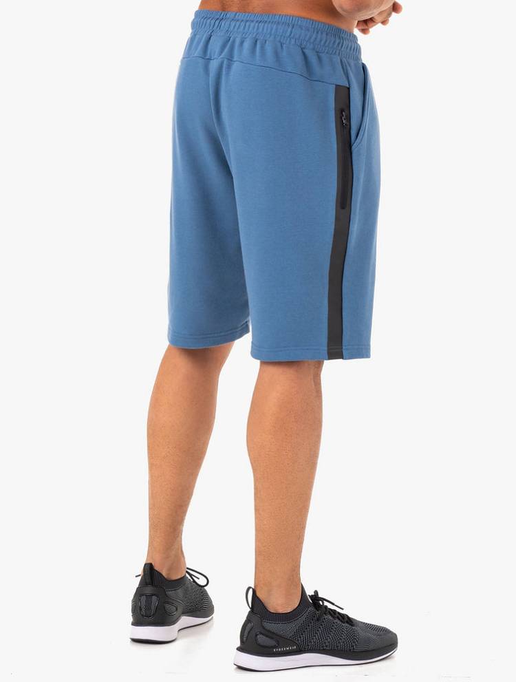 Blue Ryderwear Men Shorts Restore Fleece Track Men's Shorts | AU1413SO