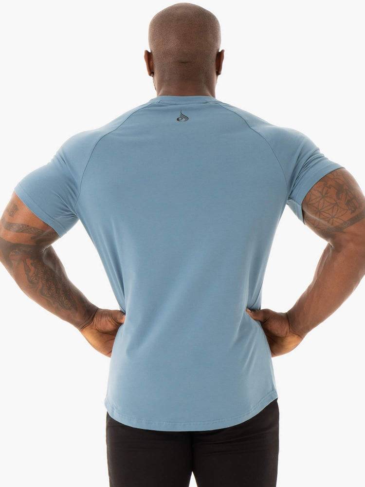 Blue Ryderwear Men T Shirts Base Men's T Shirts | AU1196EX