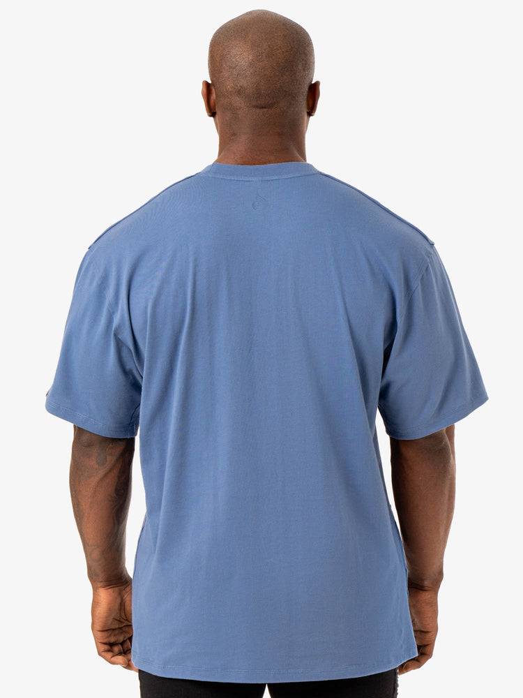 Blue Ryderwear Men T Shirts Force Oversized Men's T Shirts | AU1230AP