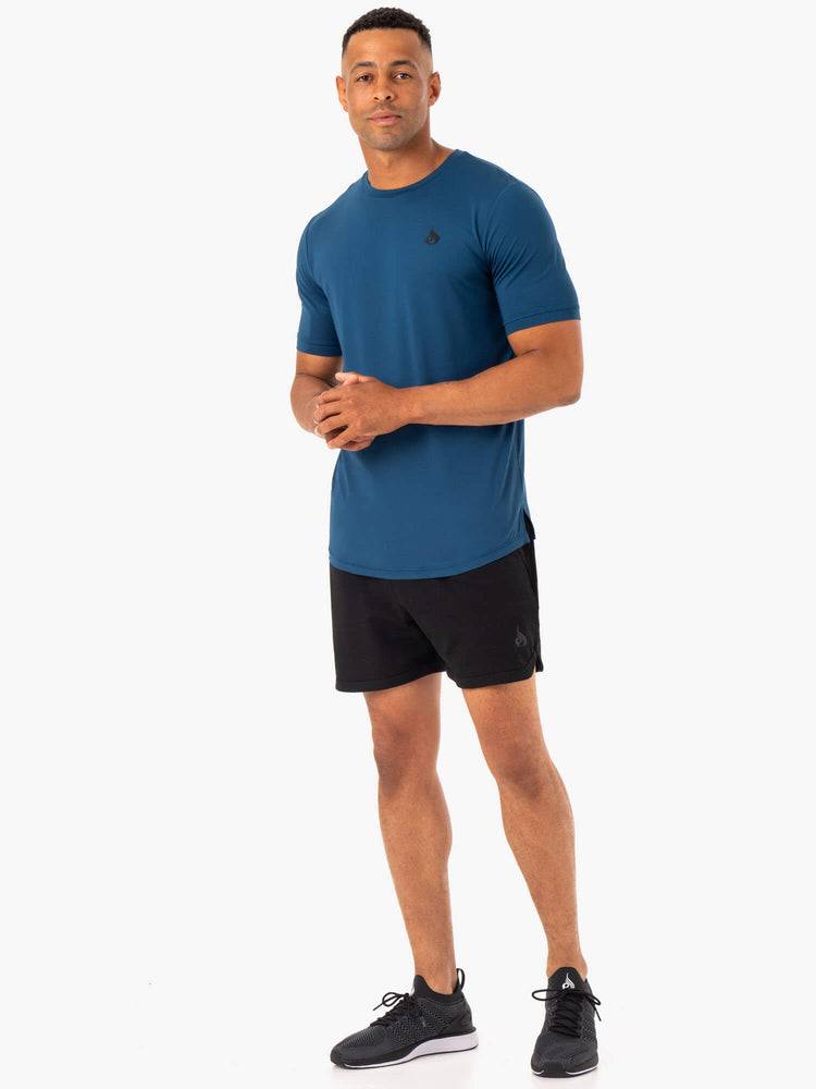 Blue Ryderwear Men T Shirts Optimal Mesh Men's T Shirts | AU1263KI