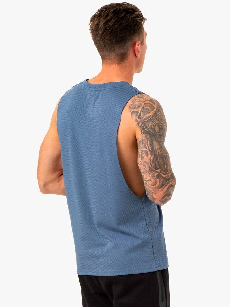 Blue Ryderwear Men Tanks Enhance Baller Tank Men's Tanks | AU1085CE