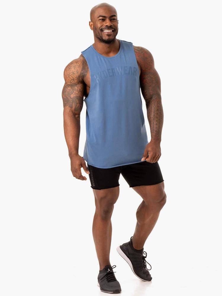 Blue Ryderwear Men Tanks Force Baller Tank Men's Tanks | AU1109ZG