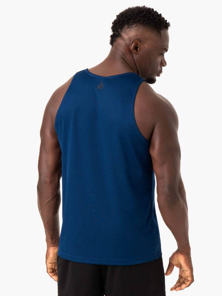 Blue Ryderwear Men Tanks Heighten Mesh Regular Tank Men's Tanks | AU1122UT