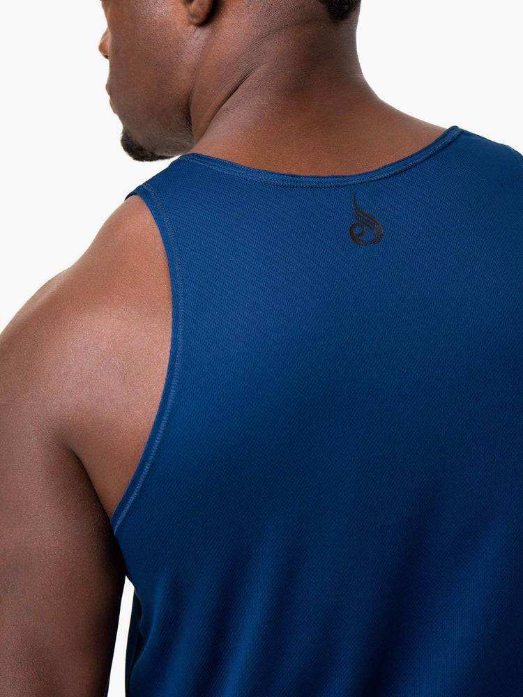 Blue Ryderwear Men Tanks Heighten Mesh Regular Tank Men's Tanks | AU1122UT