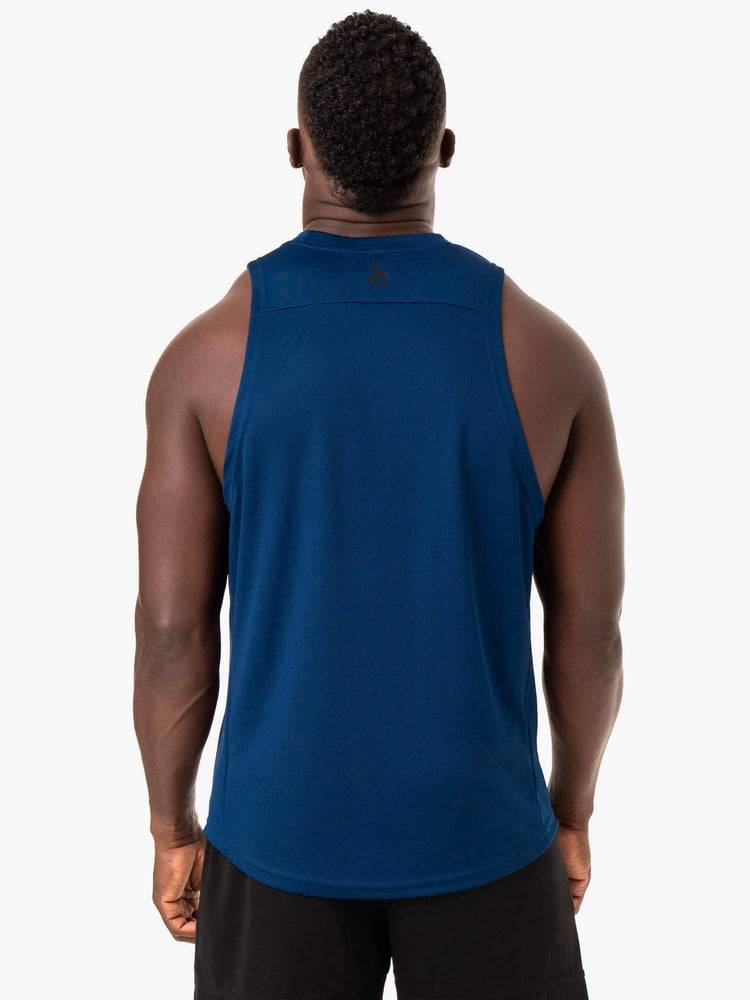 Blue Ryderwear Men Tanks Lift Mesh Baller Tank Men's Tanks | AU1145RW