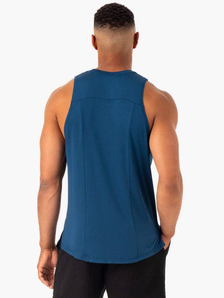 Blue Ryderwear Men Tanks Optimal Mesh Tank Men's Tanks | AU1153SO