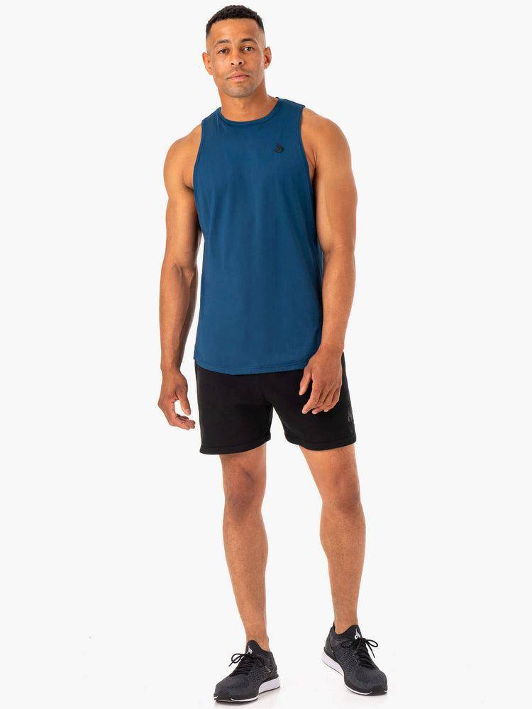 Blue Ryderwear Men Tanks Optimal Mesh Tank Men's Tanks | AU1153SO