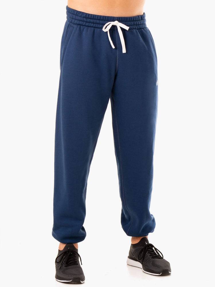 Blue Ryderwear Men Track Pants Recharge Relaxed Men's Track Pants | AU1037MA