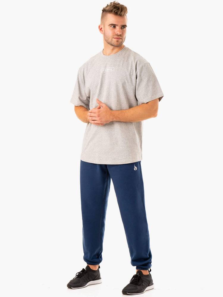 Blue Ryderwear Men Track Pants Recharge Relaxed Men's Track Pants | AU1037MA