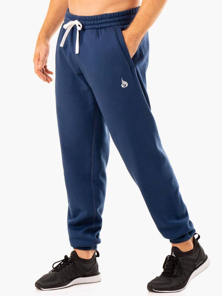 Blue Ryderwear Men Track Pants Recharge Relaxed Men\'s Track Pants | AU1037MA