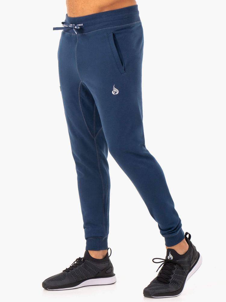 Blue Ryderwear Men Track Pants Recharge Tapered Men's Track Pants | AU1042TV