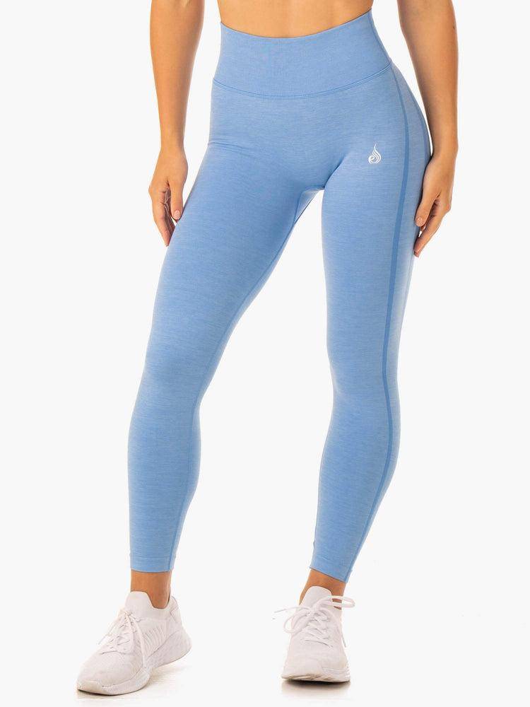 Blue Ryderwear Women Leggings Enhance Scrunch Bum Seamless Women's Leggings | AU1743RW