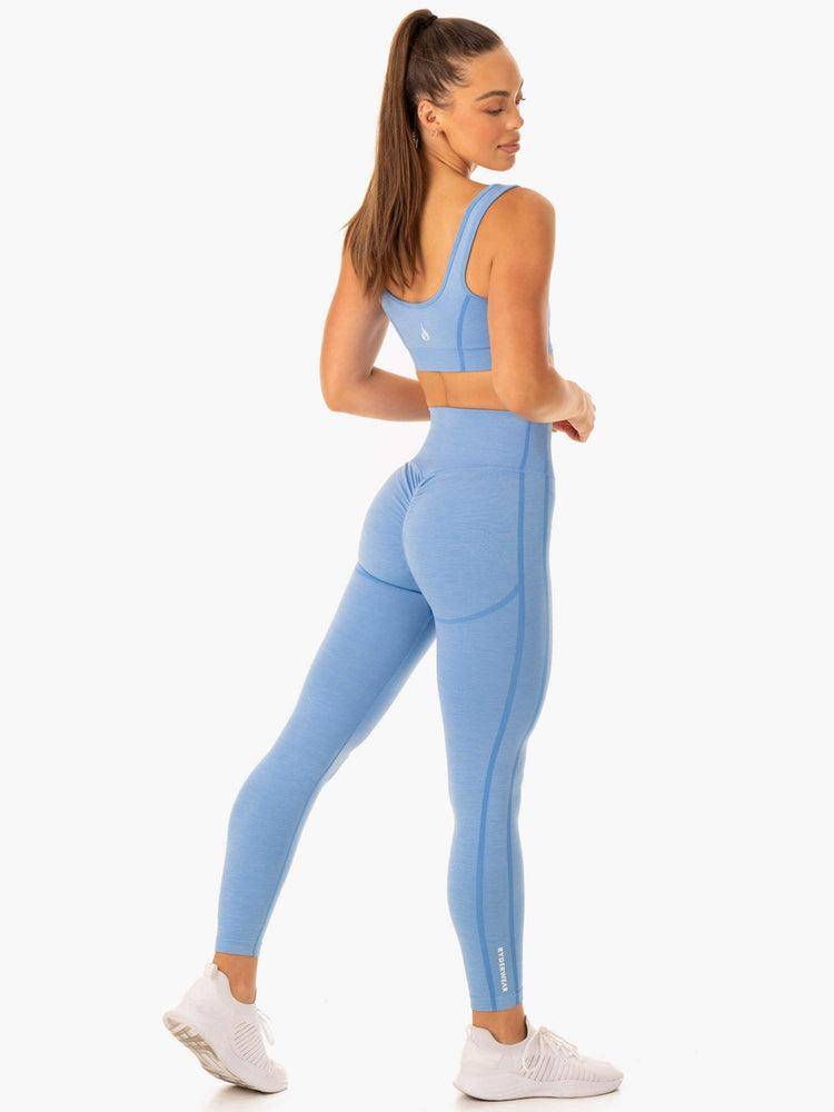 Blue Ryderwear Women Leggings Enhance Scrunch Bum Seamless Women's Leggings | AU1743RW