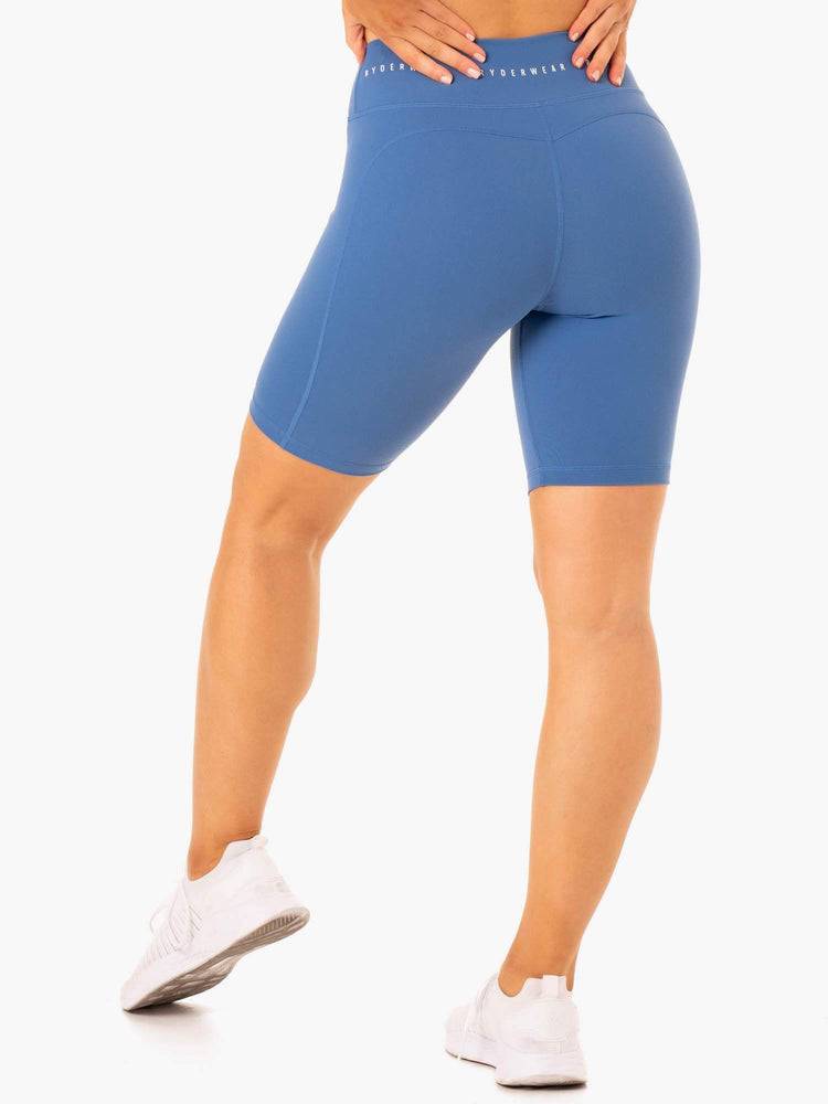 Blue Ryderwear Women Shorts Reflex High Waisted Bike Women's Shorts | AU2103MA