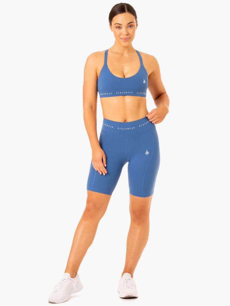 Blue Ryderwear Women Shorts Reflex High Waisted Bike Women's Shorts | AU2103MA