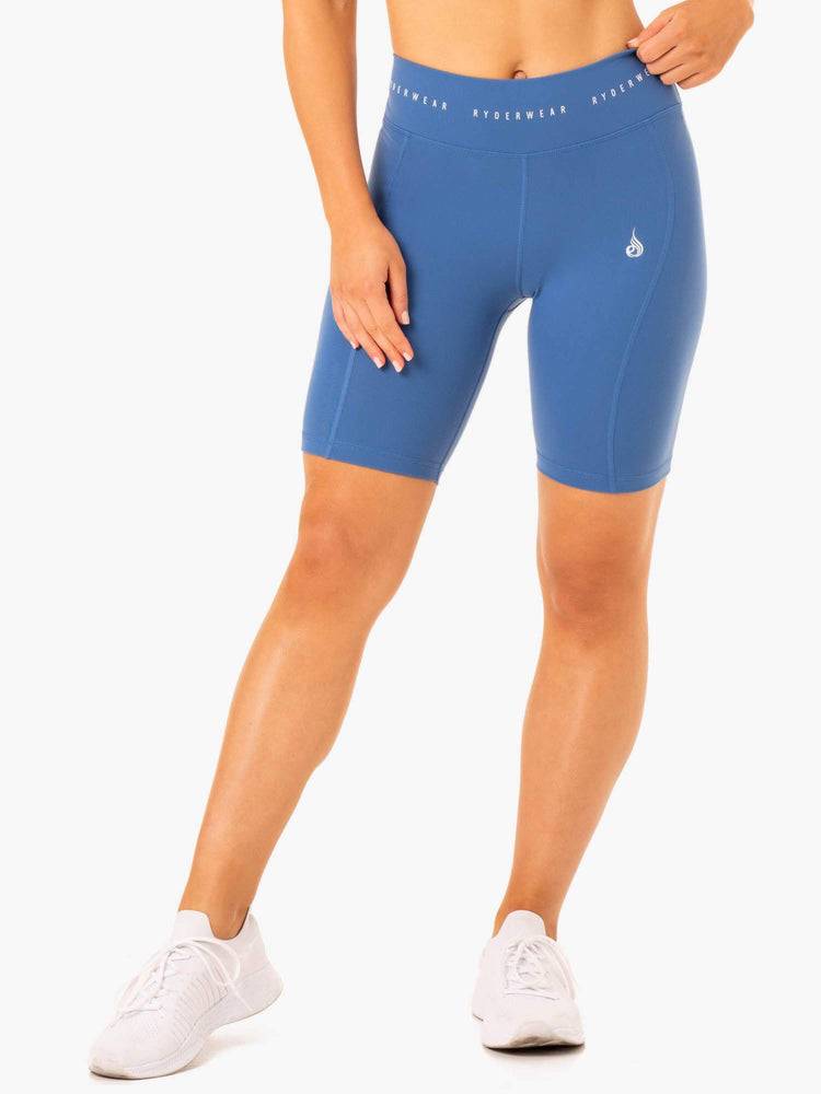 Blue Ryderwear Women Shorts Reflex High Waisted Bike Women\'s Shorts | AU2103MA