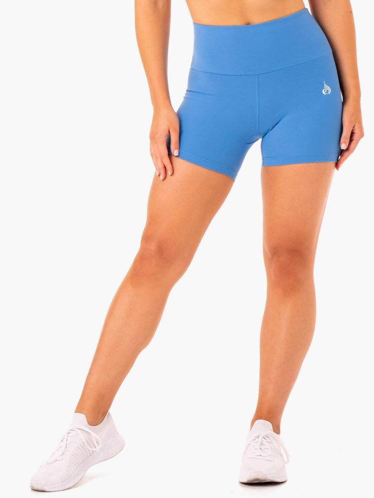 Blue Ryderwear Women Shorts Staples Scrunch Bum Mid Length Women\'s Shorts | AU1989HK