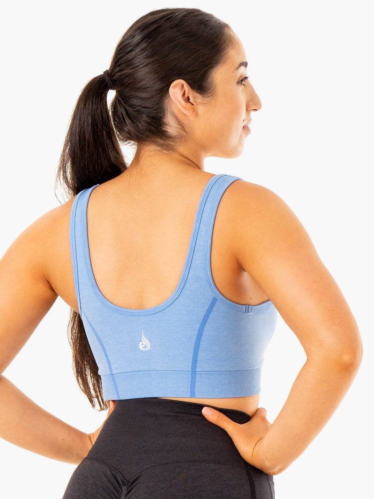 Blue Ryderwear Women Sports Bra Enhance Seamless Women's Sports Bra | AU2306XF