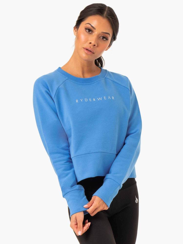 Blue Ryderwear Women Sweaters Motion Women's Sweaters | AU2635RW