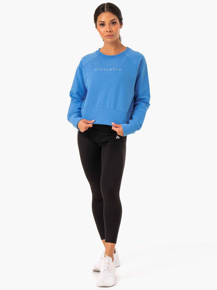 Blue Ryderwear Women Sweaters Motion Women's Sweaters | AU2635RW