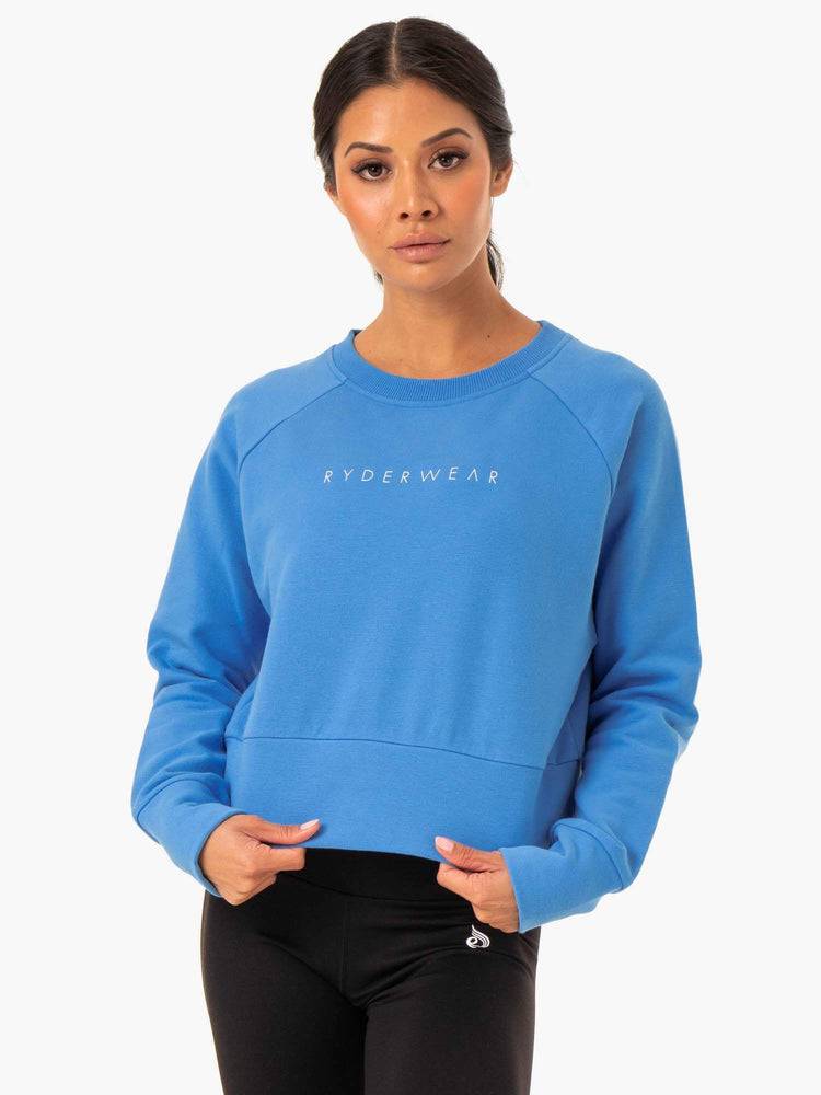 Blue Ryderwear Women Sweaters Motion Women\'s Sweaters | AU2635RW