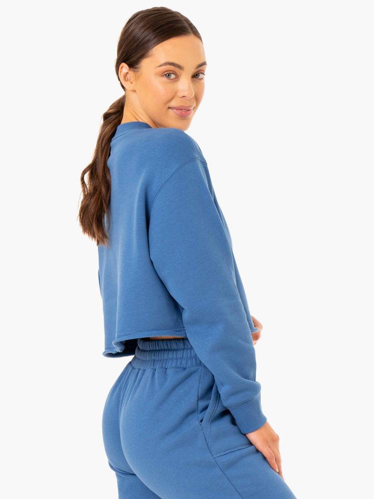 Blue Ryderwear Women Sweaters Ultimate Fleece Women's Sweaters | AU2633YU