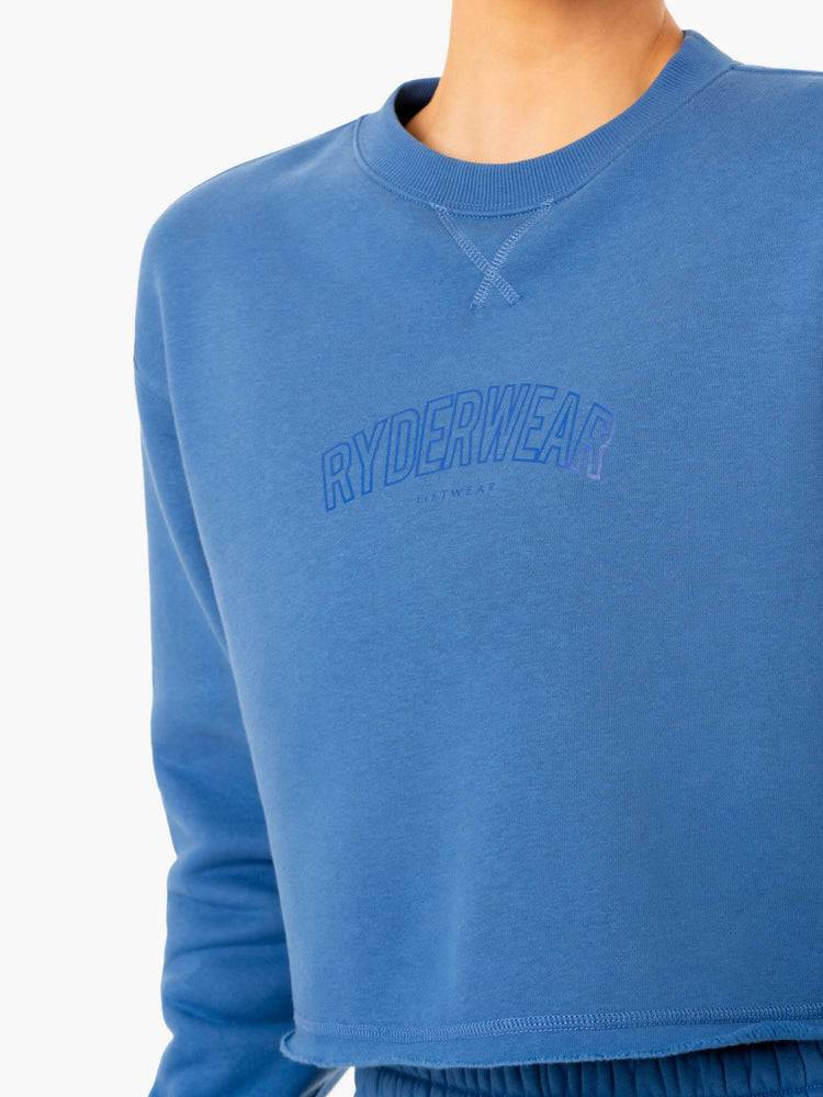 Blue Ryderwear Women Sweaters Ultimate Fleece Women's Sweaters | AU2633YU