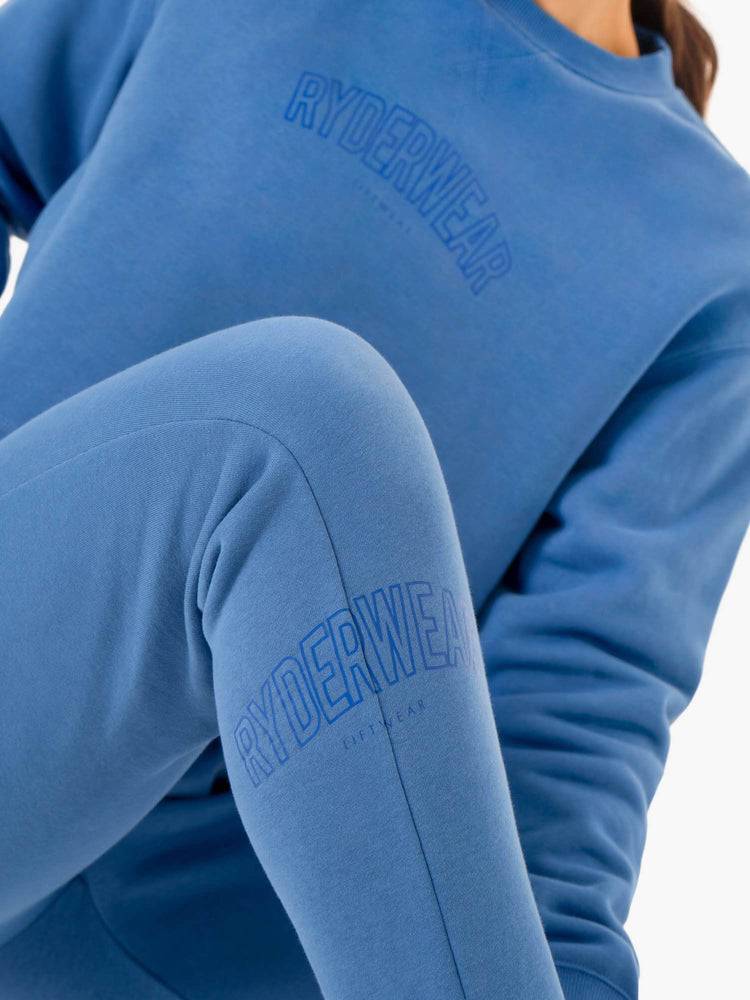 Blue Ryderwear Women Sweaters Ultimate Fleece Women's Sweaters | AU2633YU