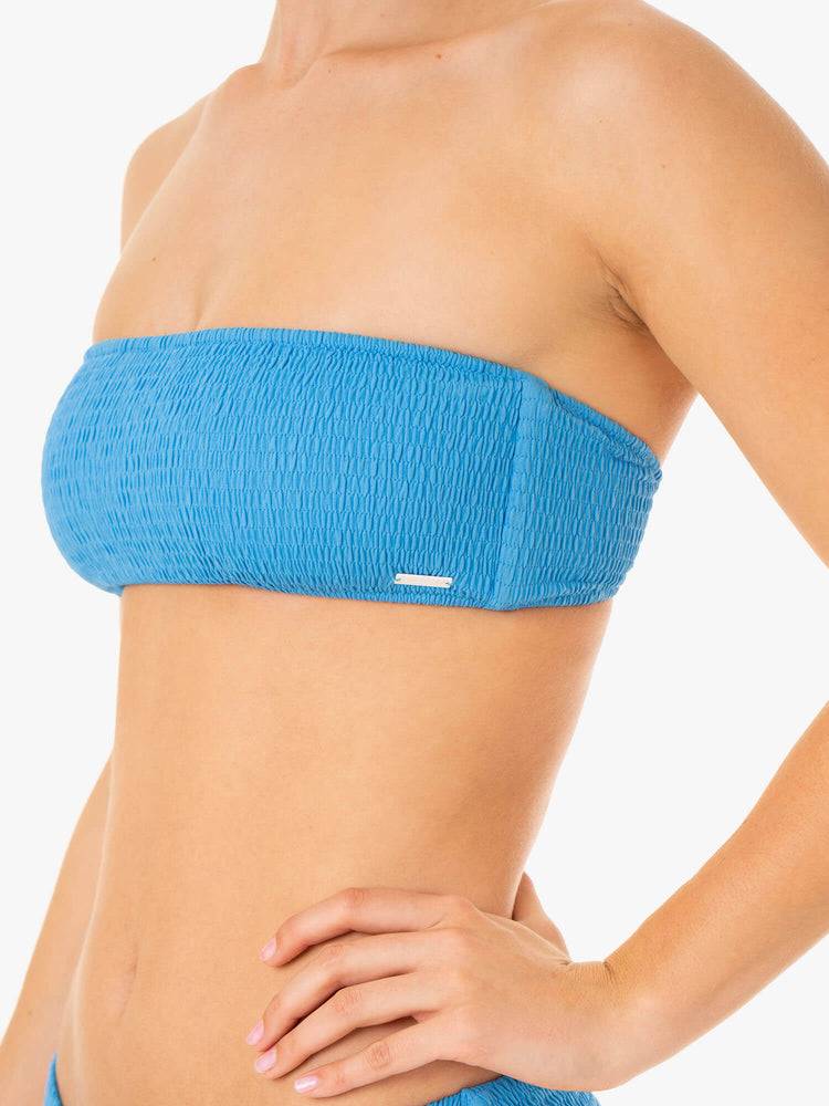 Blue Ryderwear Women Swimwear Paradise Bandeau Bikini Top Women's Swimwear | AU2655WY