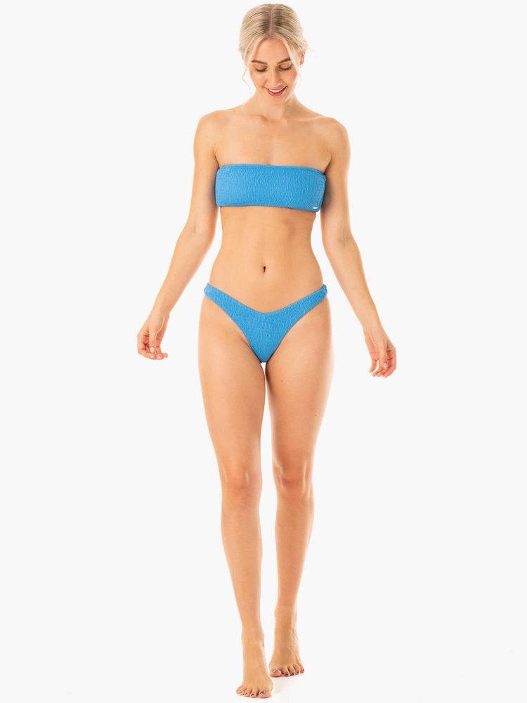 Blue Ryderwear Women Swimwear Paradise Bandeau Bikini Top Women's Swimwear | AU2655WY