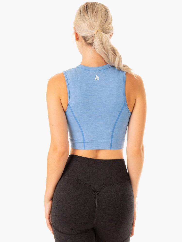 Blue Ryderwear Women Tanks Enhance Seamless Women's Tanks | AU2906HK