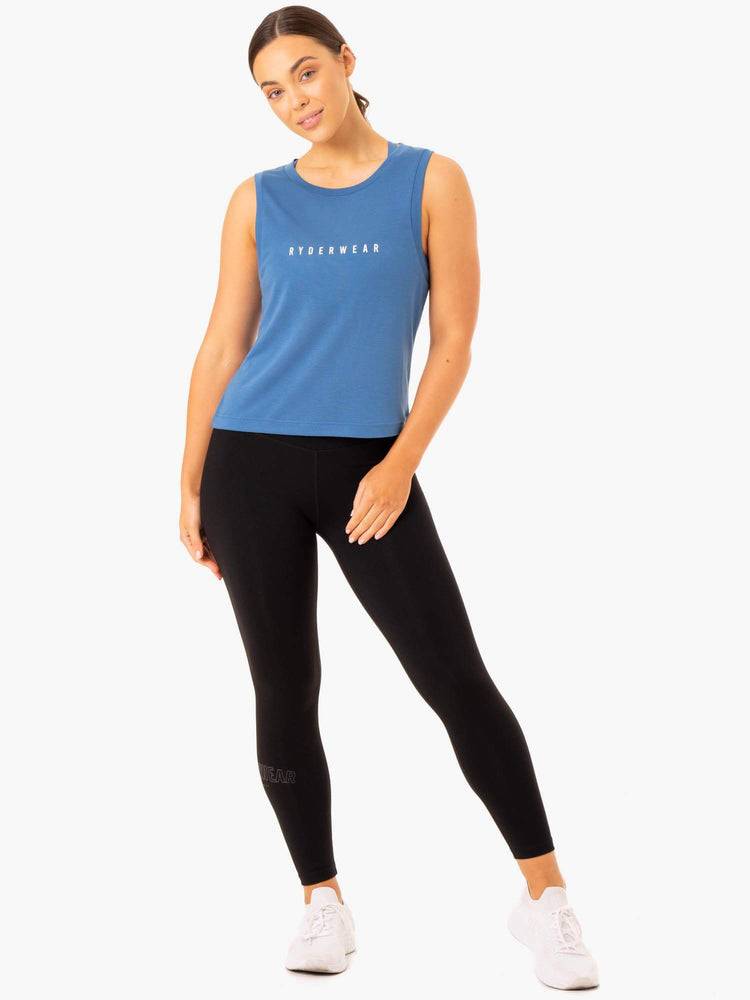 Blue Ryderwear Women Tanks Replay Women's Tanks | AU2872BC