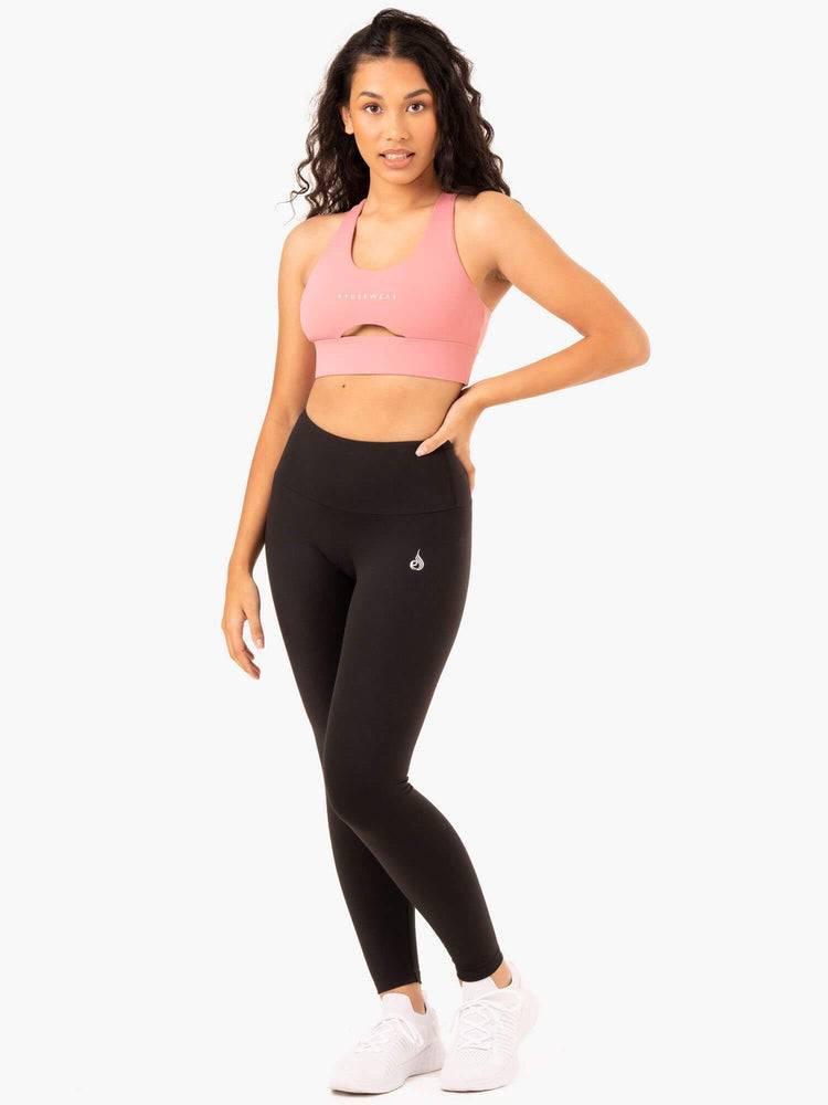 Blush Pink Ryderwear Women Sports Bra Focus Contour Women's Sports Bra | AU2303KI