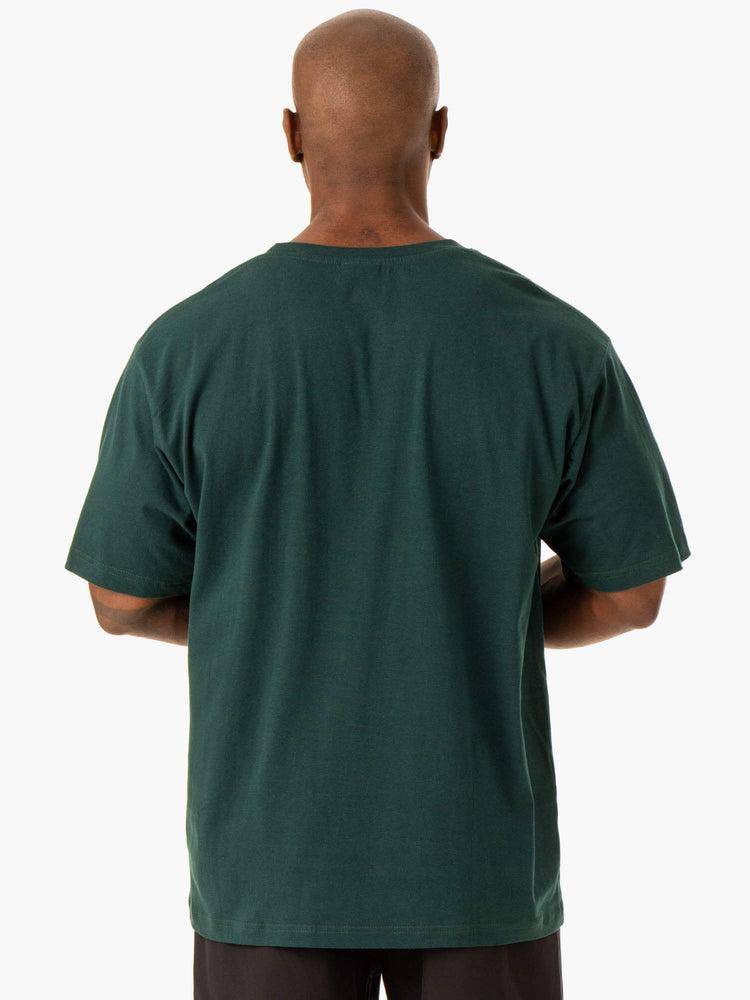 Bottle Green Ryderwear Men T Shirts Oversized Men's T Shirts | AU1276TV