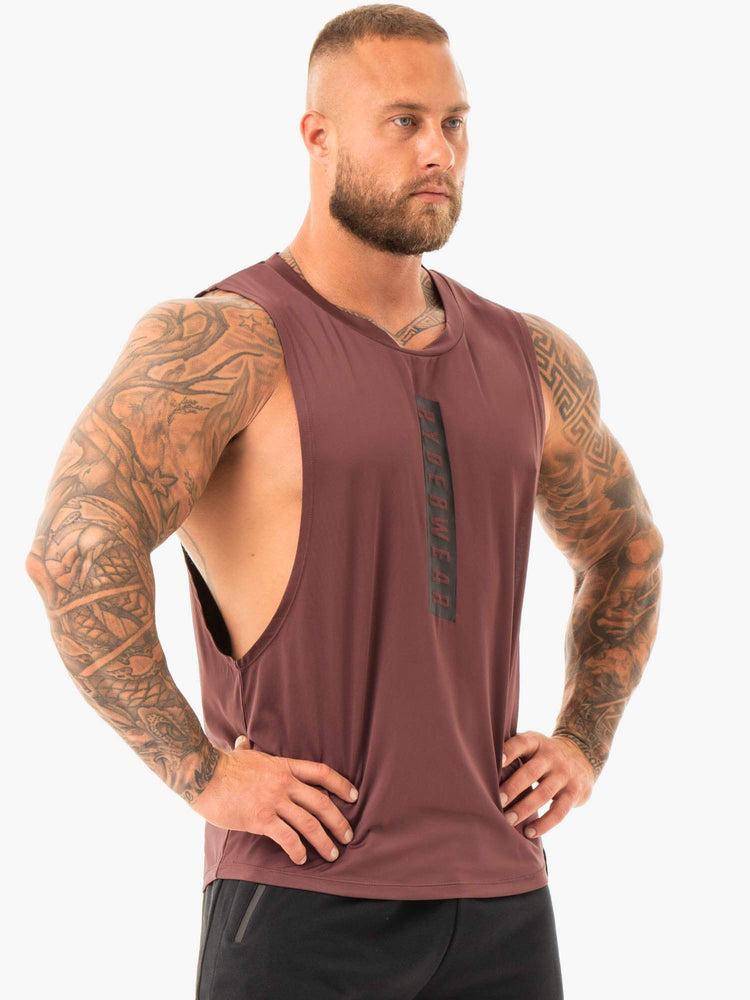 Brick Ryderwear Men Tanks Combat Baller Tank Men's Tanks | AU1077FM