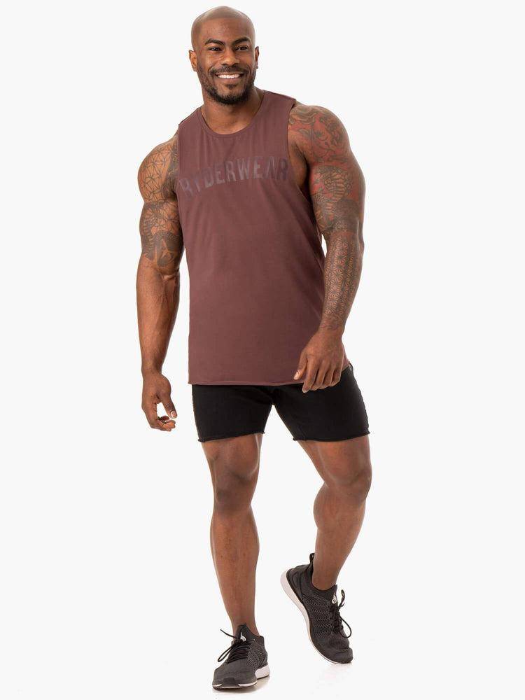 Brick Ryderwear Men Tanks Force Baller Tank Men's Tanks | AU1107KI