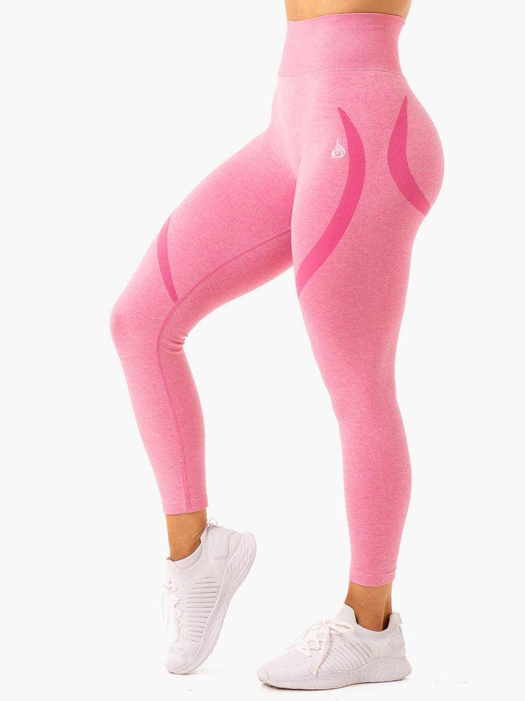 Bright Pink Ryderwear Women Leggings Sculpt Seamless Women's Leggings | AU1823YU