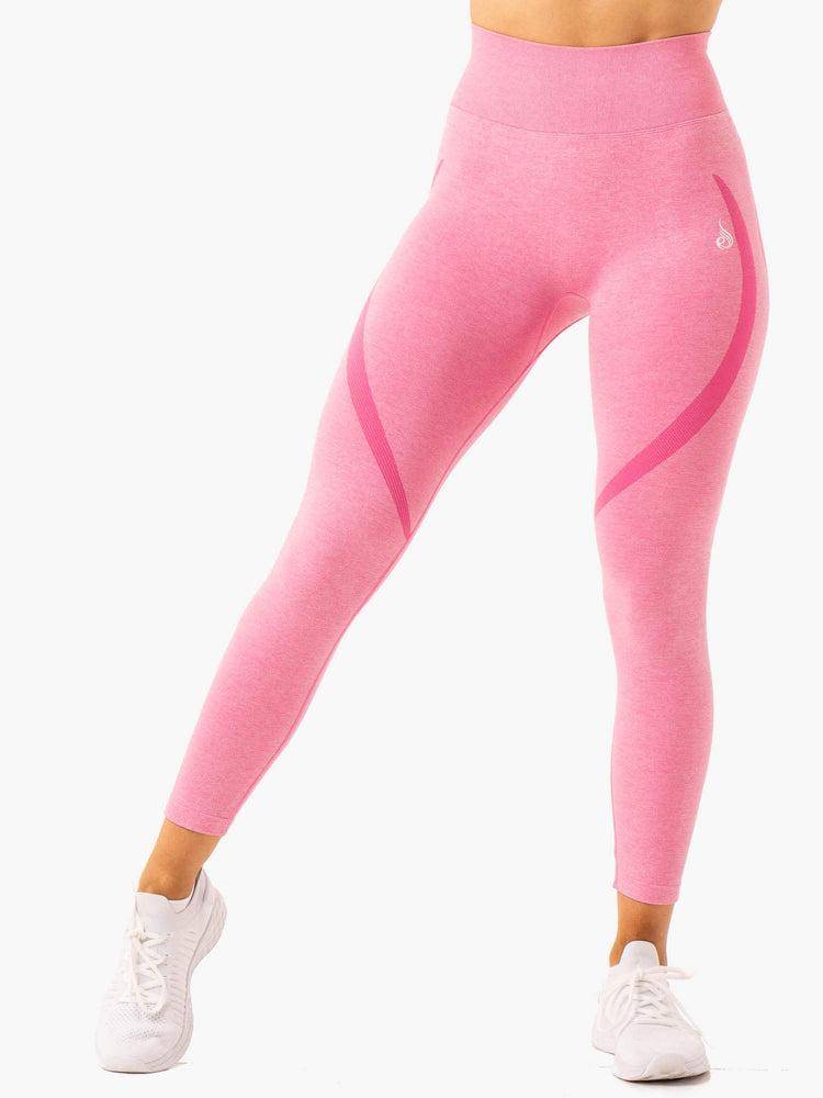 Bright Pink Ryderwear Women Leggings Sculpt Seamless Women's Leggings | AU1823YU