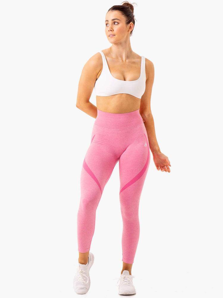 Bright Pink Ryderwear Women Leggings Sculpt Seamless Women's Leggings | AU1823YU