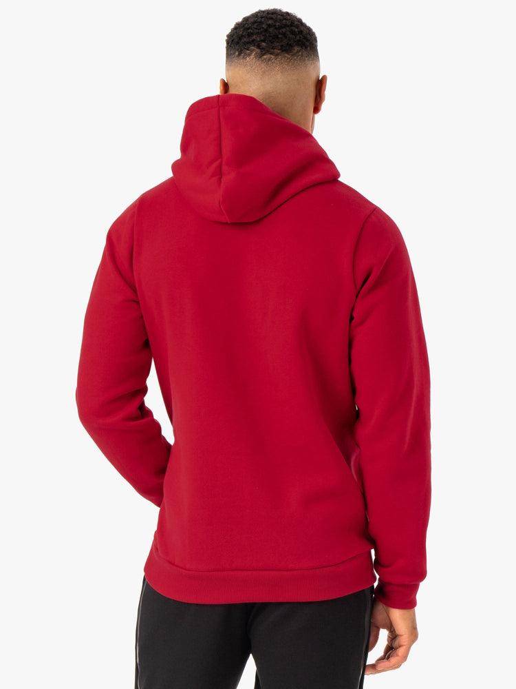 Burgundy Ryderwear Men Hoodie Restore Pullover Men's Hoodie | AU1486UT