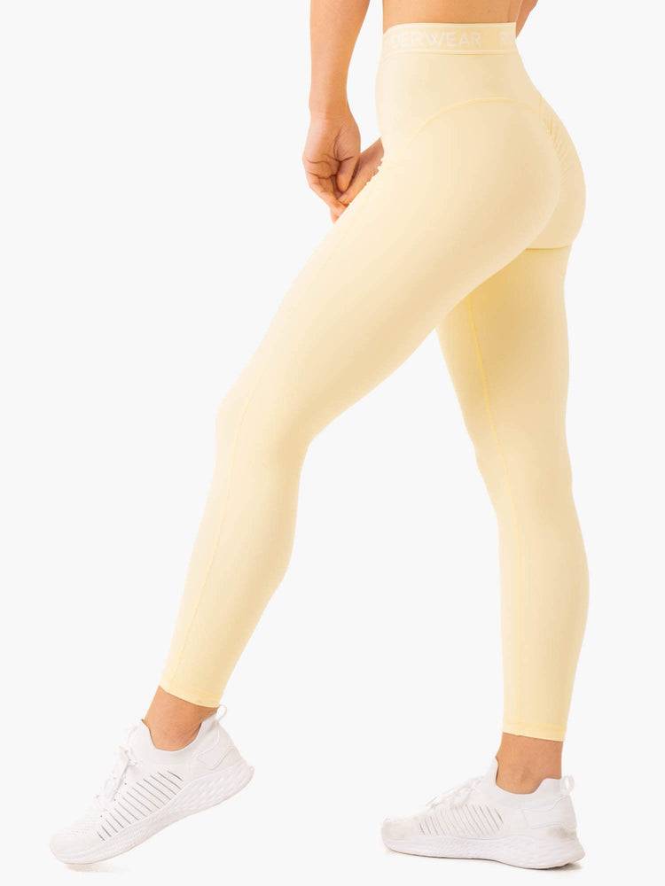 Butter Ryderwear Women Leggings Level Up High Waisted Scrunch Women\'s Leggings | AU1789BC