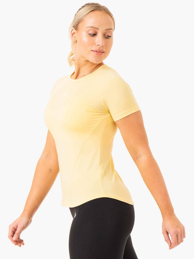 Butter Ryderwear Women T Shirts Level Up Training Women's T Shirts | AU2788AP