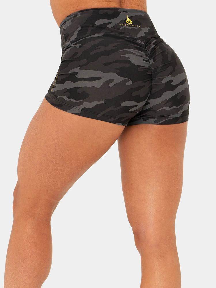 Camo Ryderwear Women Shorts BFCAMO Scrunch Bum Women\'s Shorts | AU1932AP