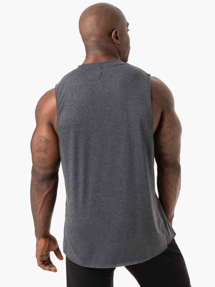 Charcoal Marl Ryderwear Men Tanks Iron Baller Tank Men's Tanks | AU1136XF