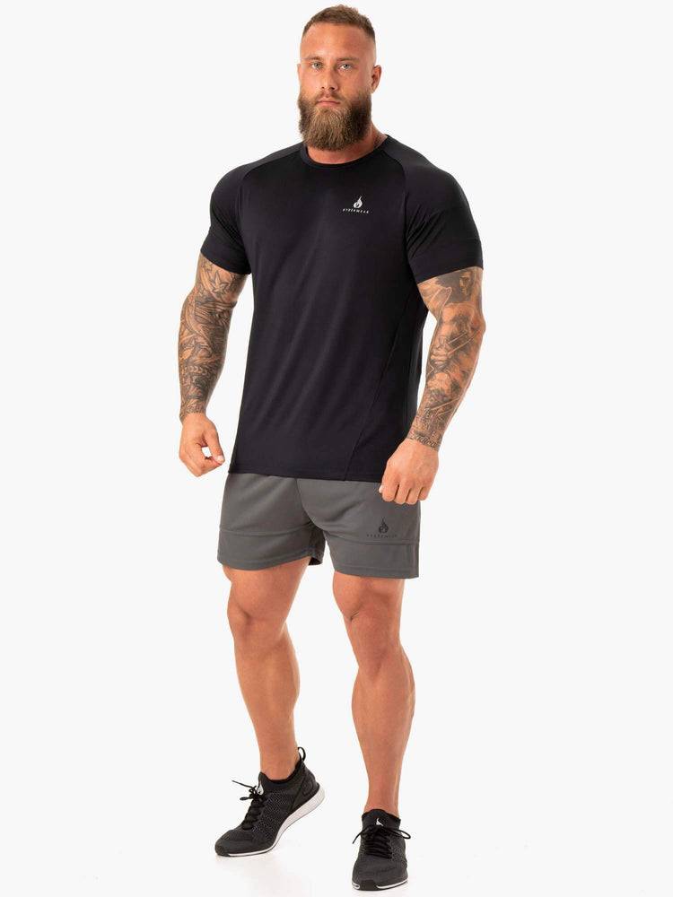 Charcoal Ryderwear Men Shorts Action Mesh Men's Shorts | AU1340JJ