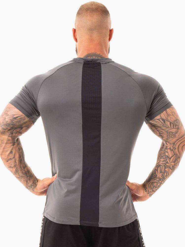 Charcoal Ryderwear Men T Shirts Breeze Men's T Shirts | AU1205SO